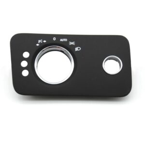 Moldura Interruptor Luzes Preto W219