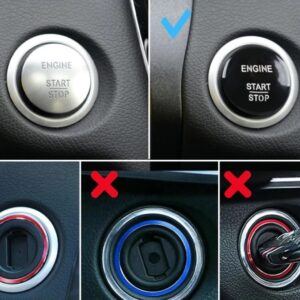 Botão START STOP Preto  W204