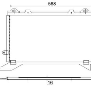 CONDENSADOR A/C W210