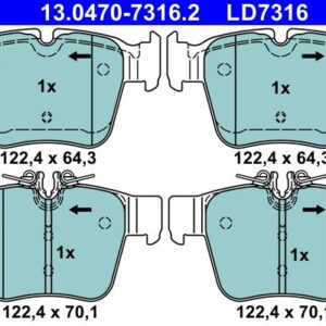 PASTILHAS TRAVAO TR W205