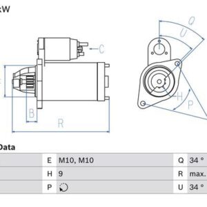 MOTOR ARRANQUE W203