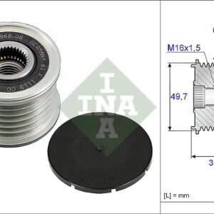 POLIE ALTERNADOR OM 646 W211