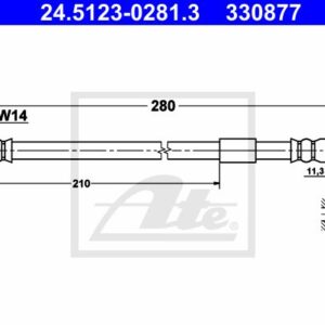 TUBO TRAVAO TR W203