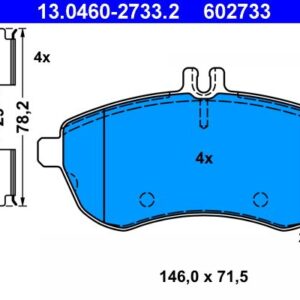 PASTILHAS TRAVAO FTE W204