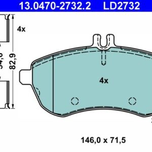 PASTILHAS TRAVAO W204/212