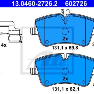 PASTILHAS TRAVAO FTE W203