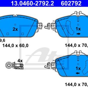 PASTILHAS TRAVAO FTE W205