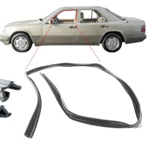 BORRACHA VIDRO FTE ESQ W124