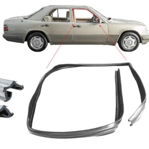 BORRACHA VIDRO FTE DTO W124
