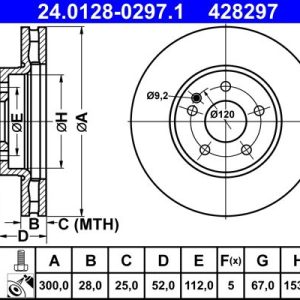 DISCOS TRAVÃO FTE W447