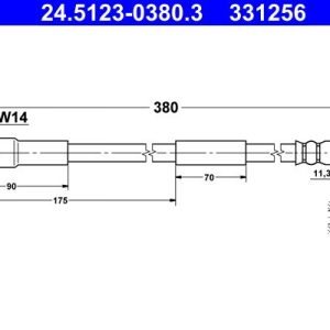 TUBO TRAVAO FTE W211